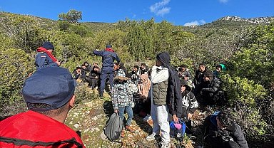Bodrum'da 45 düzensiz göçmen yakalandı