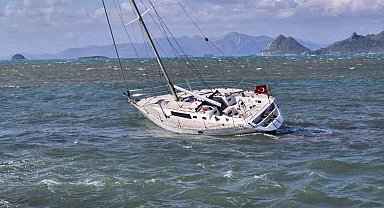 Bodrum'da fırtına etkili oluyor