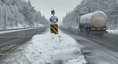Bolu için kuvvetli kar yağışı uyarısı