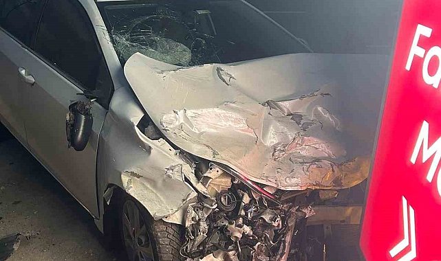 Bolu'da iki otomobil çarpıştı: 1 yaralı