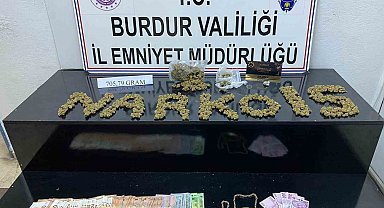 Burdur'da araçta uyuşturucuyla yakalanan şahıs tutuklandı