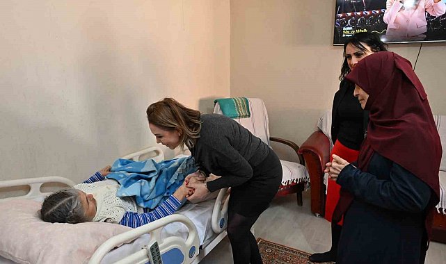 Büyükşehirin evde bakım hizmeti devam ediyor