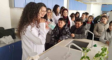 Çağış Köyü Ortaokulu öğrencileri BAÜN'de bilimle buluştu