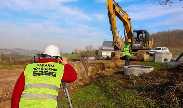 Camili'nin 6 bin metrelik yeni kanalizasyon hattının yüzde 50'si tamam