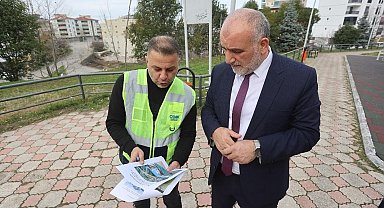 Canik'in park ve sokaklarına modern dokunuş