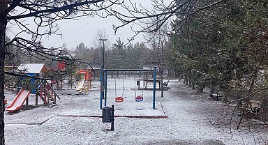 Çankırı'nın kar yağışı etkili oluyor