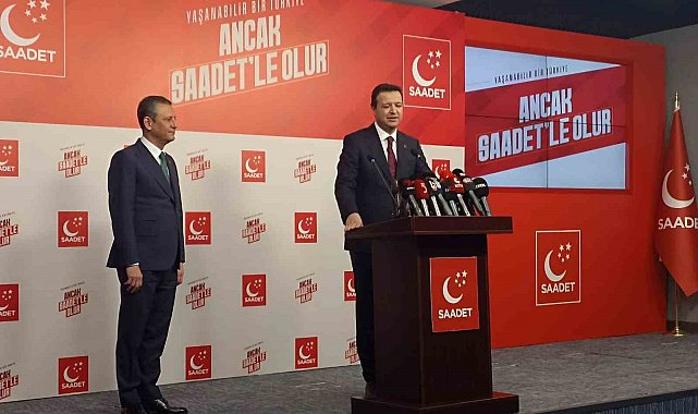 CHP Genel Başkanı Özel, Saadet Partisi Genel Başkanı Arıkan'ı ziyaret etti