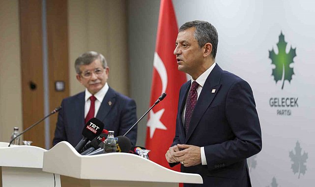 CHP Genel Başkanı Özel'den Davutoğlu'na ziyaret