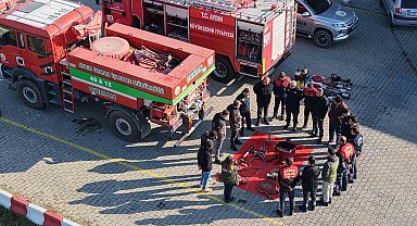 Çine'de orman yangınlarına müdahale için eğitim programı düzenlendi