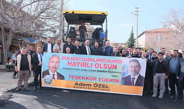 Çorum Belediyesi'nden ilçelere büyük destek