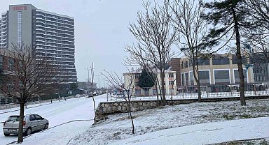 Çorum'da kar yağışı etkili oldu