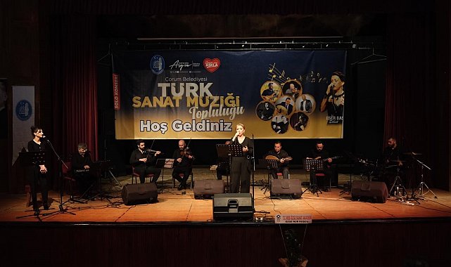 Çorum'da Türk Sanat Müziği konseri ile kulakların pası silindi