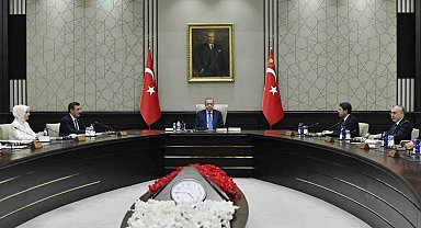 Cumhurbaşkanlığı Kabinesi, Cumhurbaşkanı Recep Tayyip Erdoğan başkanlığında Beştepe'de toplandı.