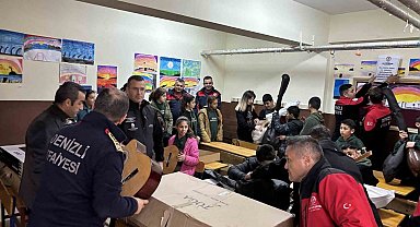 Denizli Büyükşehir Belediyesi, Hatay'da depremzede çocukların yüzünü güldürdü
