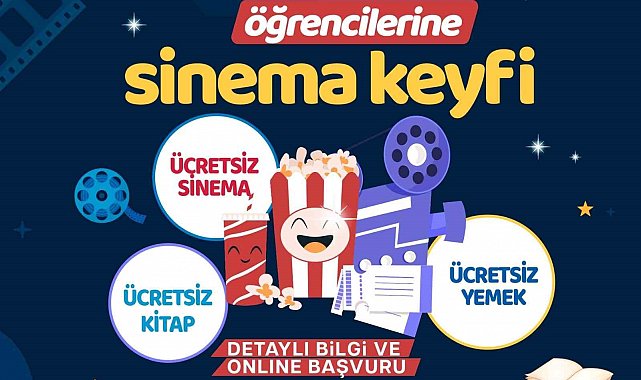 Denizli Büyükşehirin ücretsiz sinema projesine büyük ilgi