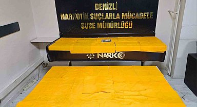 Denizli'de kamyonette 22 milyonluk uyuşturucuya 1 tutuklama