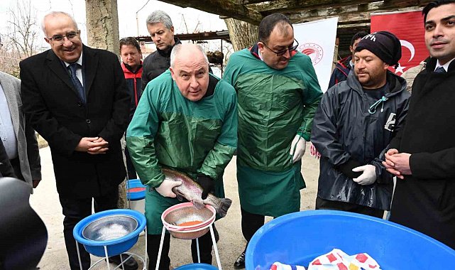 Denizli'deki 101 tesiste 2 bin 200 ton alabalık üretiliyor