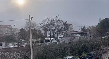 Denizli'nin yüksek kesimlerinde kar yağışı başladı