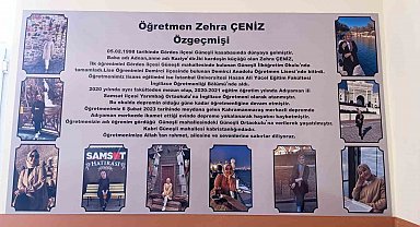 Depremin yıldönümünde Gördesli şehit öğretmene vefa