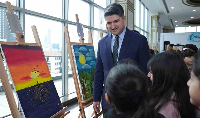 Depremzede çocuklar çizdi görenler duygulandı