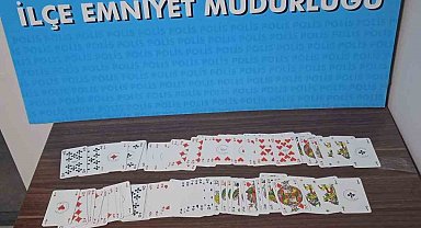 Dernekte yasadışı kumar oynayan 5 kişiye 46 bin 235 lira ceza