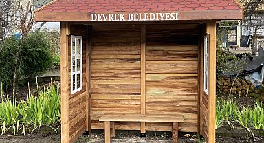 Devrek'te dolmuş durakları yenileniyor