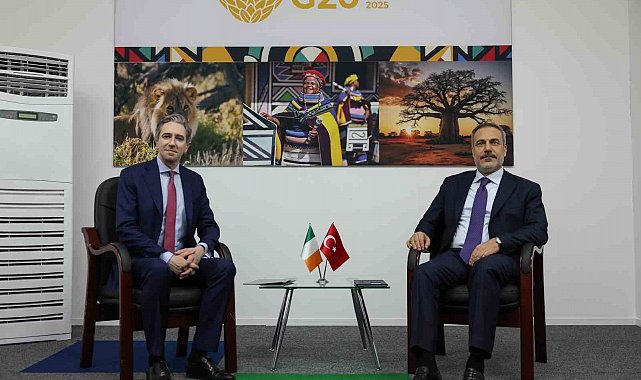 Dışişleri Bakanı Fidan, İrlandalı mevkidaşı Harris ile görüştü