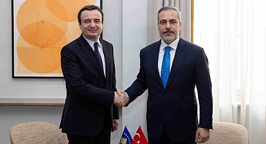 Dışişleri Bakanı Hakan Fidan, Kosova Başbakanı Kurti ile görüştü