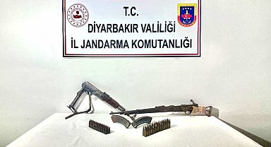 Diyarbakır'da 2 adet ruhsatsız uzun namlulu silah ele geçirildi