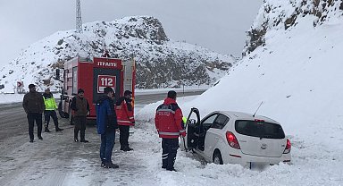 Donma tehlikesi yaşayan aile kurtarıldı