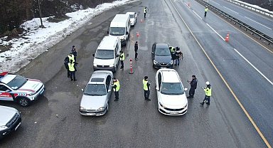 Düzce'de 2 bin 564 araca cezai işlem uygulandı