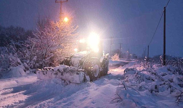 Düzce'de 47 köy yolu kapalı