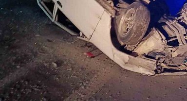 Düzce'de otomobil takla attı: 1 yaralı