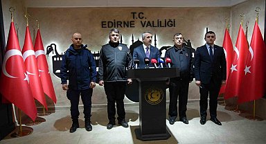 Edirne'de Avrupa'ya açılan sınır kapılarından Ocak ayında 878 bin 568 yolcu geçiş yaptı