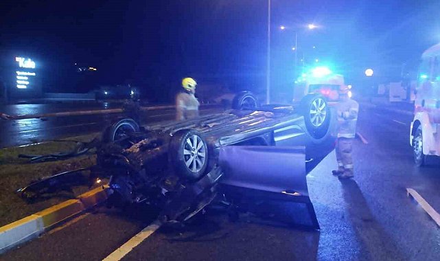 Edremit'te trafik kazası: 1 yaralı