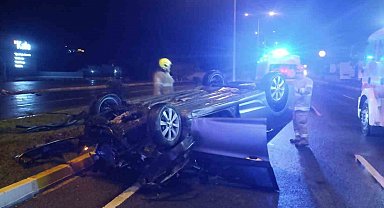 Edremit'te trafik kazası: 1 yaralı