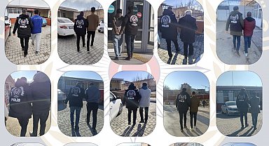 Elazığ'da aranan 102 şahıs yakalandı