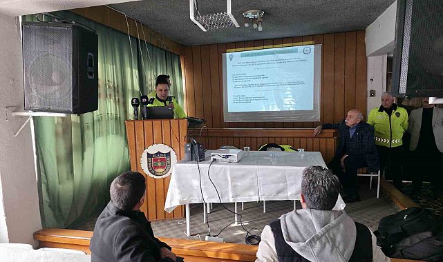 Elazığ'da okul servis şoförlerine bilgilendirme