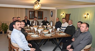 Emekli olan personellerle yemek