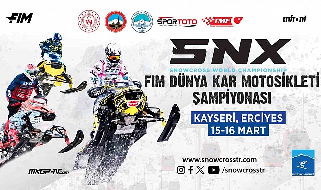 Erciyes, Dünya Kar Motosikleti Şampiyonası'na ikinci kez ev sahipliği yapacak
