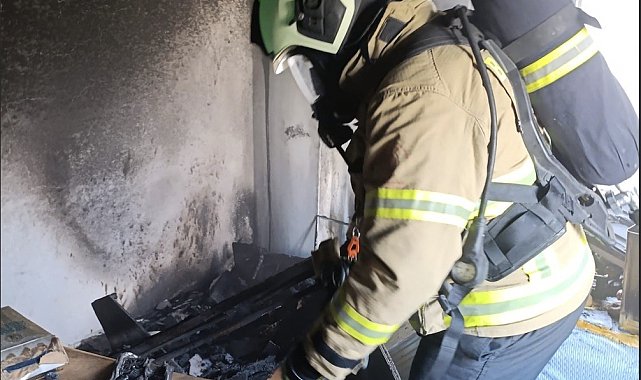 Erdek'te ev yangını