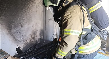 Erdek'te ev yangını
