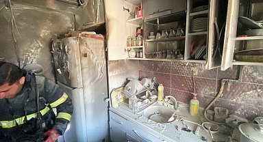 Erzincan'da ev yangını