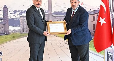 Erzurum Valiliği'ne çevre yönetim sistemi belgesi