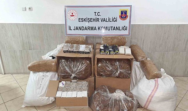 Eskişehir'de 365 kilogram kaçak tütün ele geçirildi