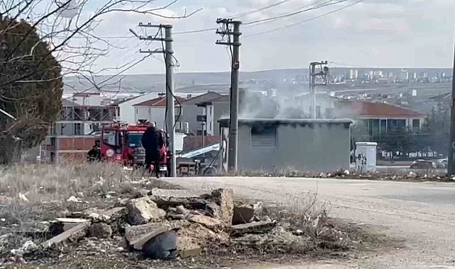 Eskişehir'de trafo yangını korkuttu