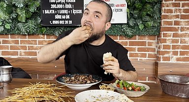 Evde doymayınca katıldığı çöp şiş yarışmasında 300 bin liralık büyük ödülün sahibi oldu