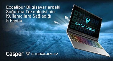 Excalibur bilgisayarlardaki 'Akıllı Turbo Termal Soğutma Teknolojisi' birçok fayda sağlıyor