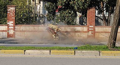 Fünye ile patlatılan şüpheli çanta boş çıktı