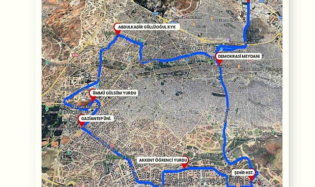 Gaziantep Büyükşehir, gece de otobüs seferlerini başlattı